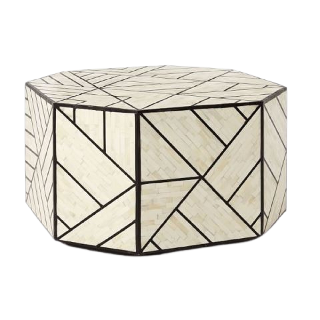 Handmade Bone Inlay table