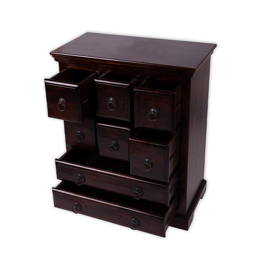 Vintage Drawer Wooden Chest / Timeless Storage Solution/Home Decor