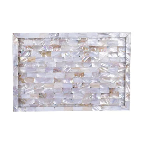 Mother of pearl inlay Rectangle  Serving Tray
