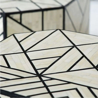 Handmade Bone Inlay coffee table