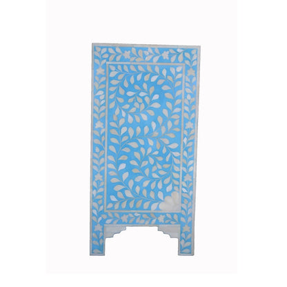 Handmade Bone Inlay Bedside Nightstand