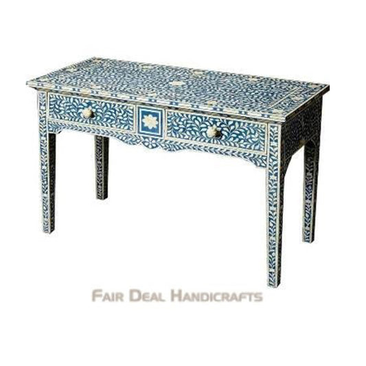 Handmade Bone Inlay vintage personalized antique console table for home and office decor