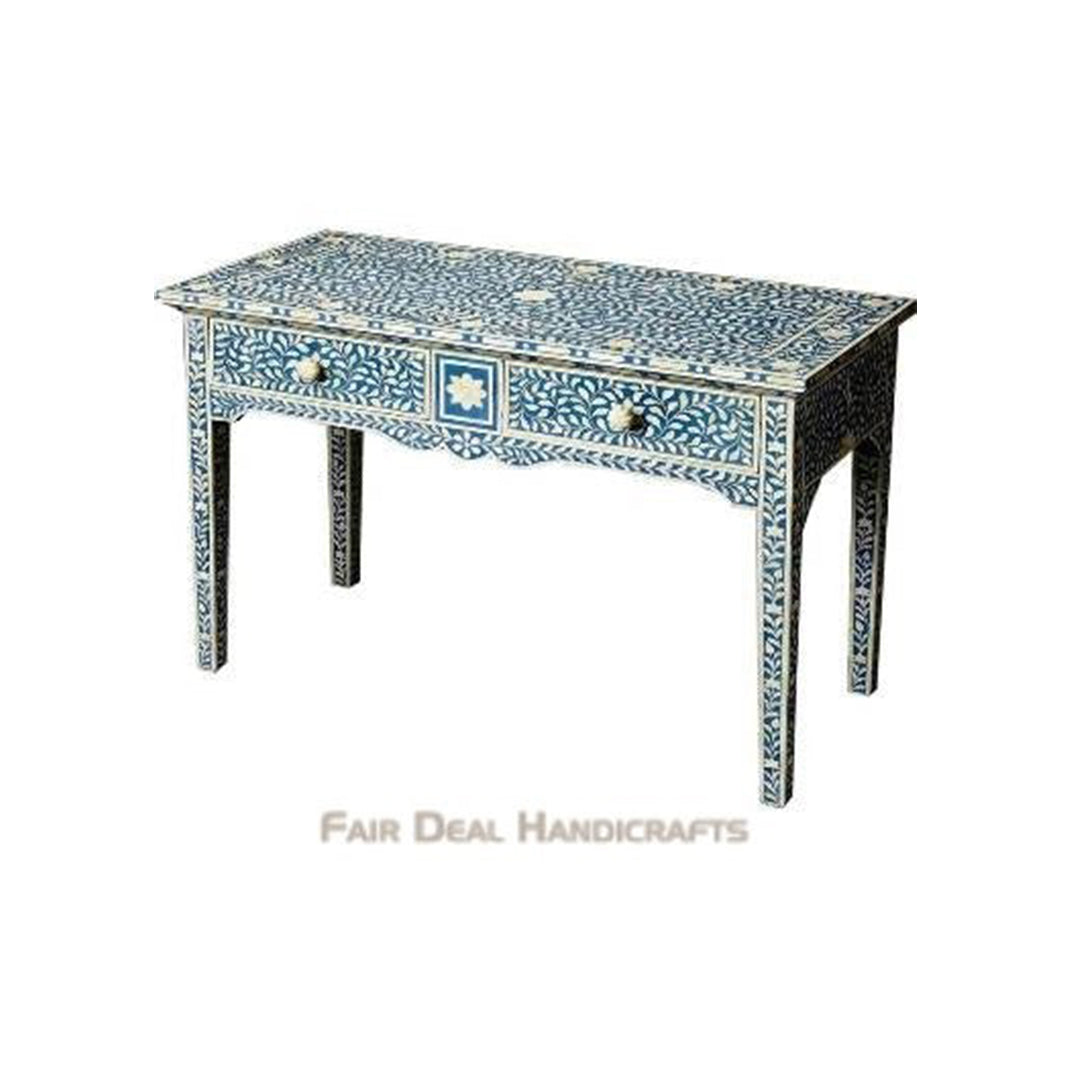 Handmade Bone Inlay vintage personalized antique console table for home and office decor