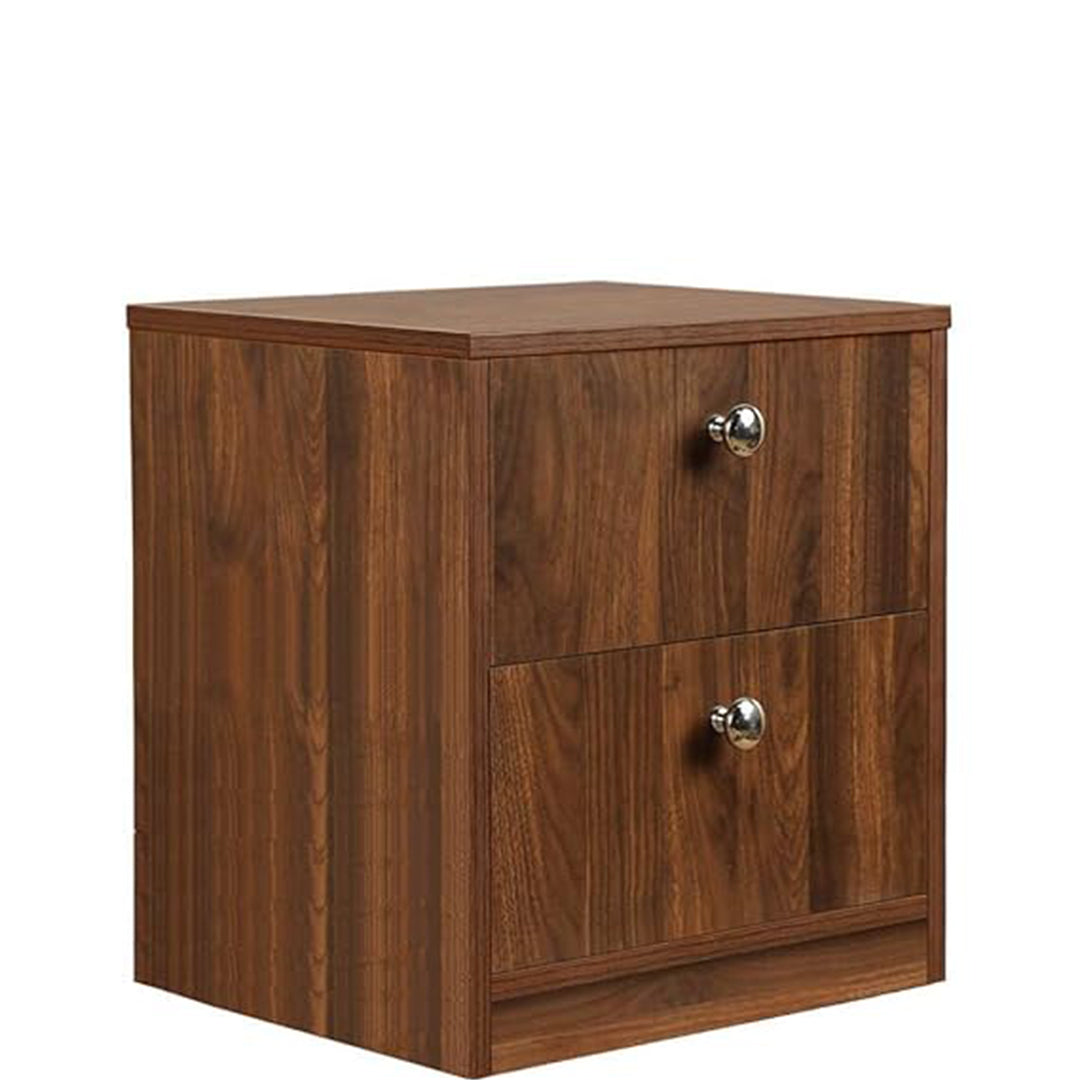 wooden bedside table with 2 drawers , best for home decor , unique bedside