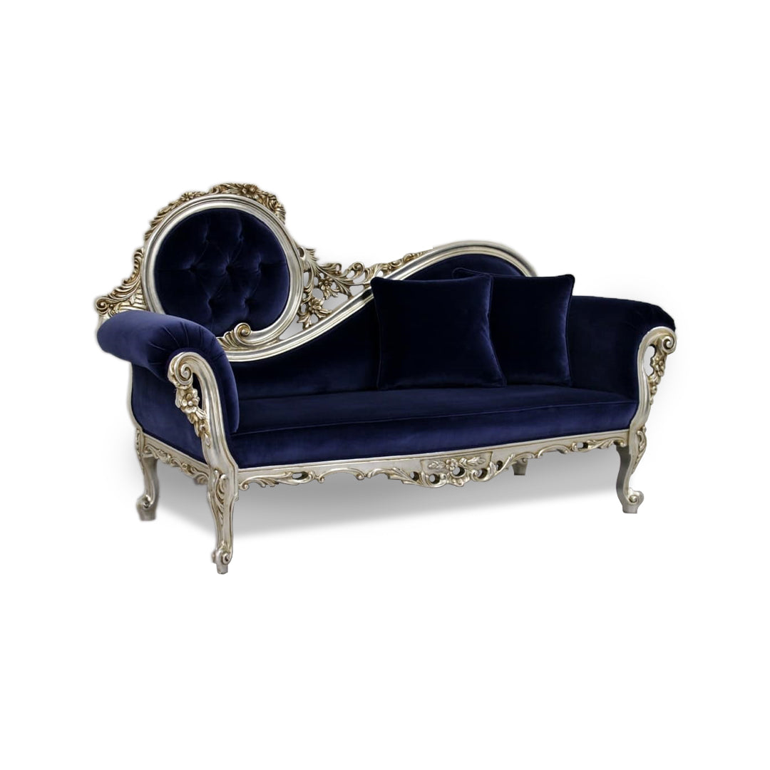 Victorian Style Royal Metal Sofa/Chaise Lounge