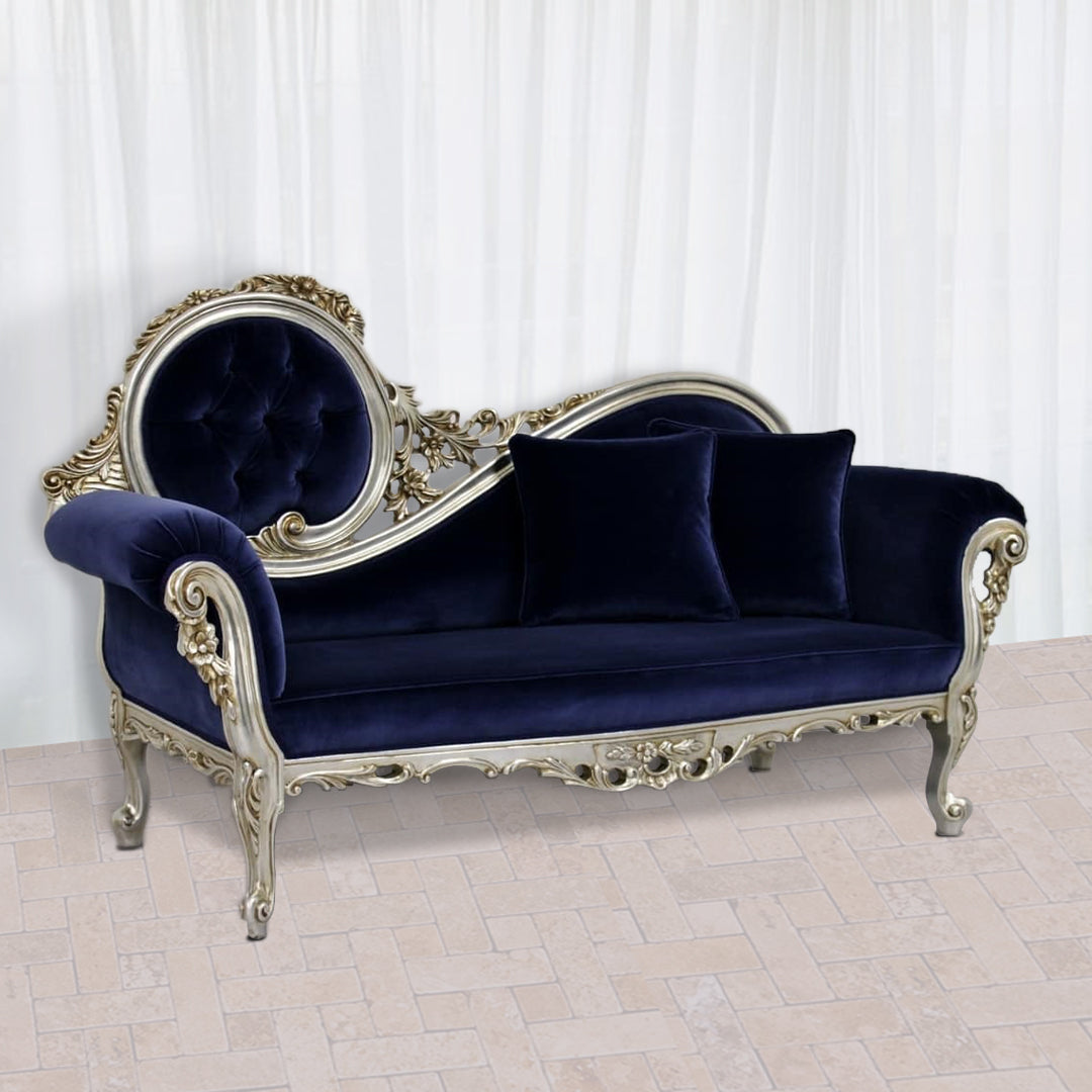 Victorian Style Royal Metal Sofa/Chaise Lounge