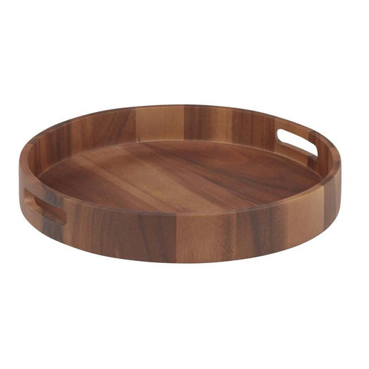 Handmade Customized Wooden Round Serving Tray